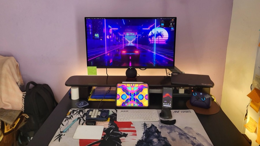Zain's desk, today